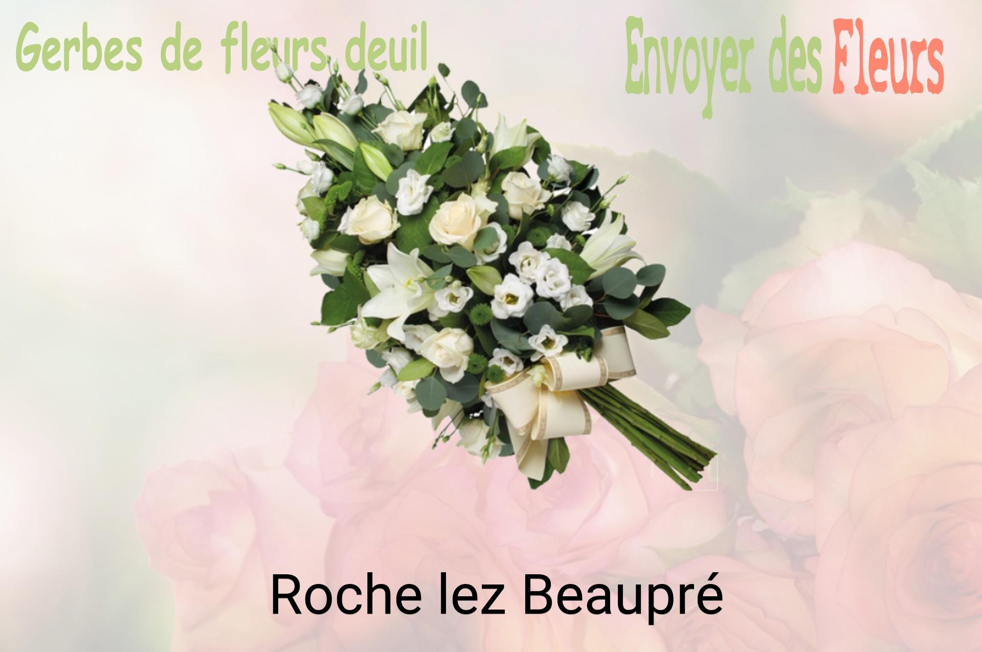 Gerbe de fleurs de deuil livrée à Roche-lez-Beaupré